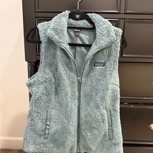 Patagonia Light Blue Fleece Vest